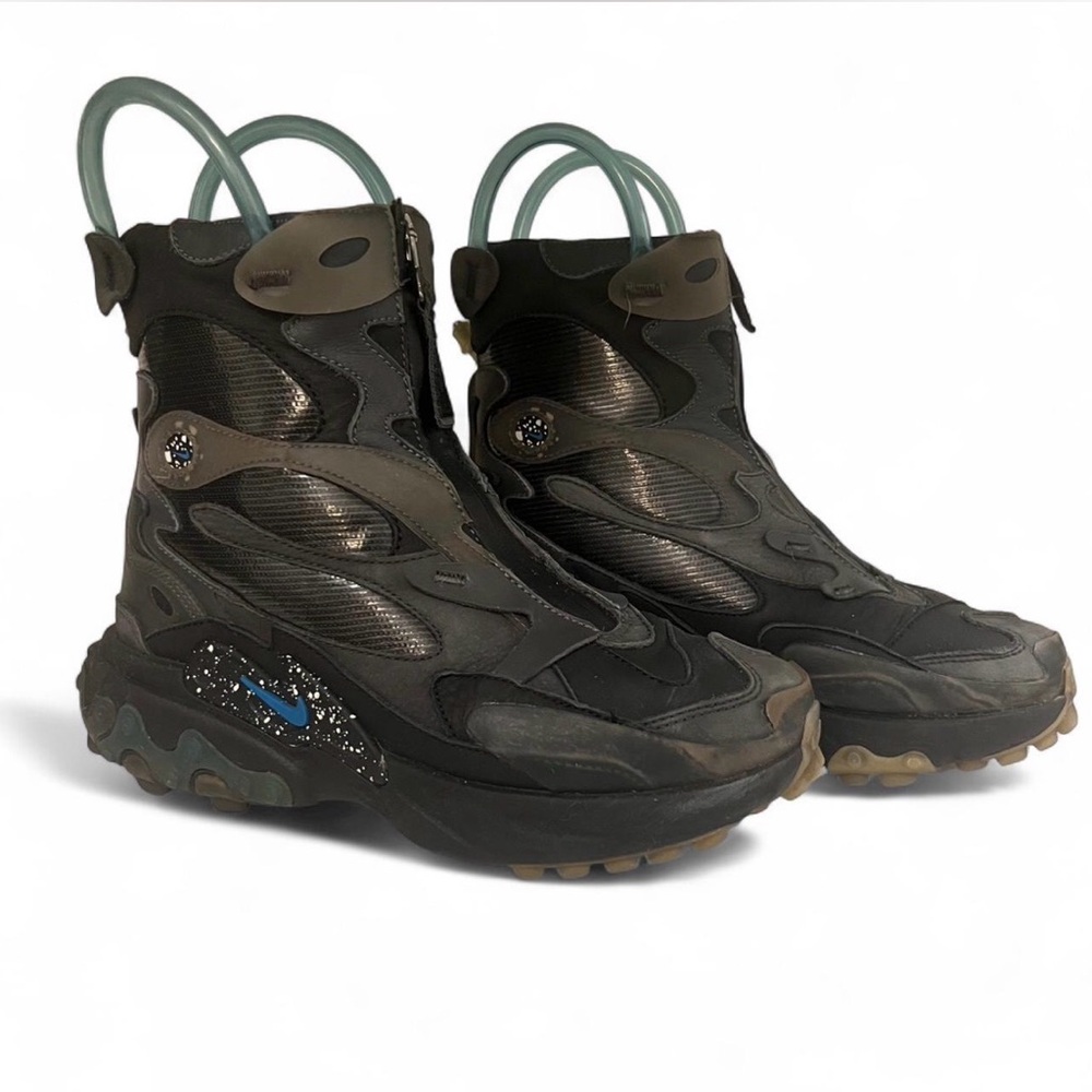 Nike Black and Brown High-Top Sneakers